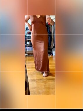 old navy orange maxi dress Fitted High-Neck Rib-Knit Maxi Dress